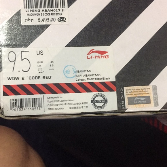Men’s Li Ning Dwayne Wade 1 “Code Red” - Picture 6 of 6